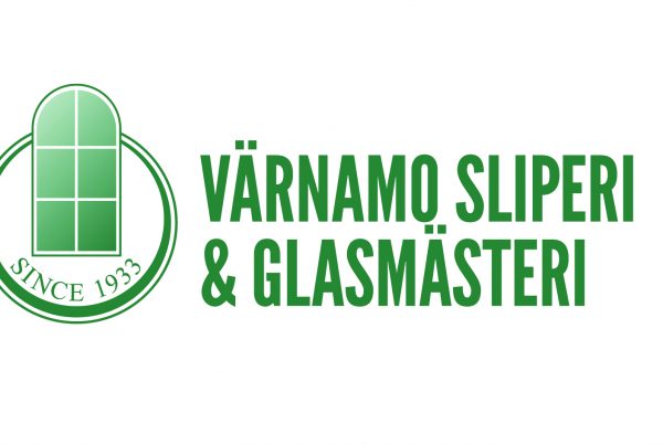 Logotyp Värnamo Sliperi och Glasmästeri